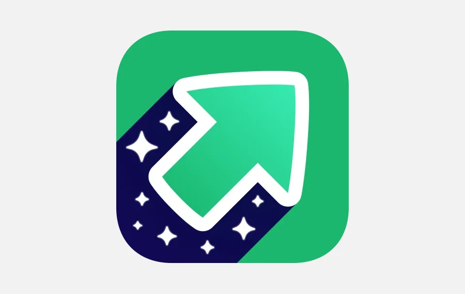 Finished Imgur app icon based on the upvote and discovery