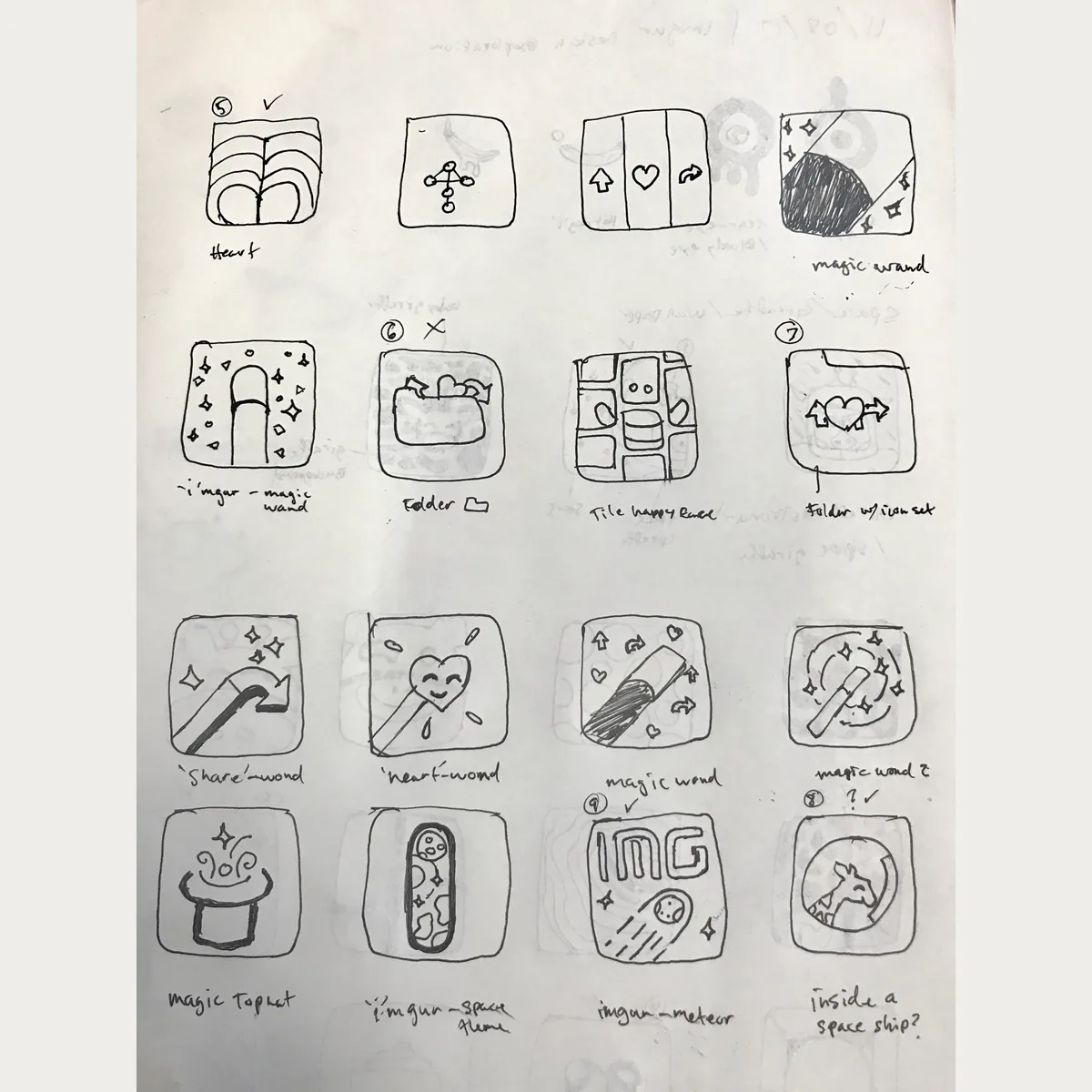 Early notebook explorations of discovery, sharing, magic, and community
