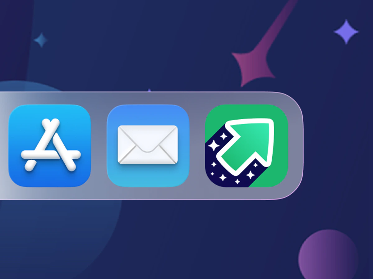 Imgur's redesigned icon alongside familiar macOS app icons