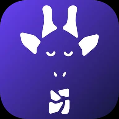 Early Imgur identity concept exploring giraffes, voting, motion, and space 2 of 32