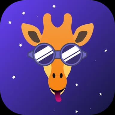 Early Imgur identity concept exploring giraffes, voting, motion, and space 7 of 32