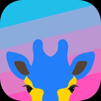 Early Imgur identity concept exploring giraffes, voting, motion, and space 9 of 32