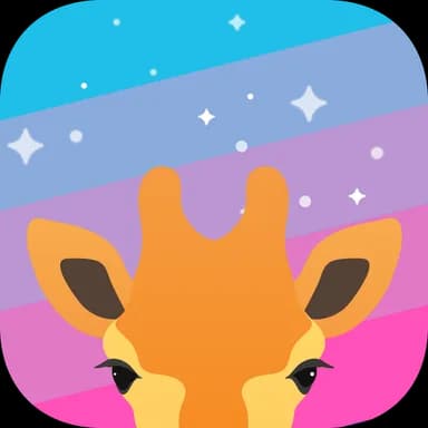 Early Imgur identity concept exploring giraffes, voting, motion, and space 10 of 32