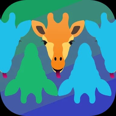 Early Imgur identity concept exploring giraffes, voting, motion, and space 11 of 32