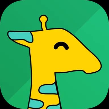 Early Imgur identity concept exploring giraffes, voting, motion, and space 31 of 32